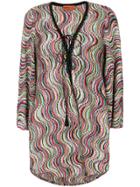 Missoni Mare Wavy Print Tunic Dress - Multicolour