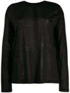 Tom Ford Long Sleeve Knitted Top - Black