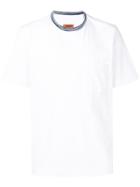 Missoni Contrast-collar Short Sleeve T-shirt - White