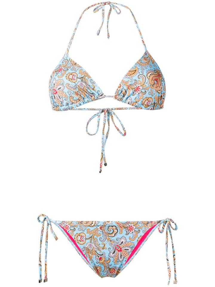 Etro Paisley Bikini Bottoms - Blue