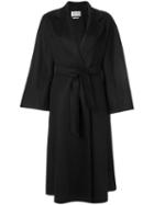 Max Mara - Open Long Coat - Women - Cashmere/virgin Wool - 38, Black, Cashmere/virgin Wool