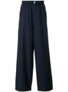 Sunnei Flared Tailored Trousers - Blue
