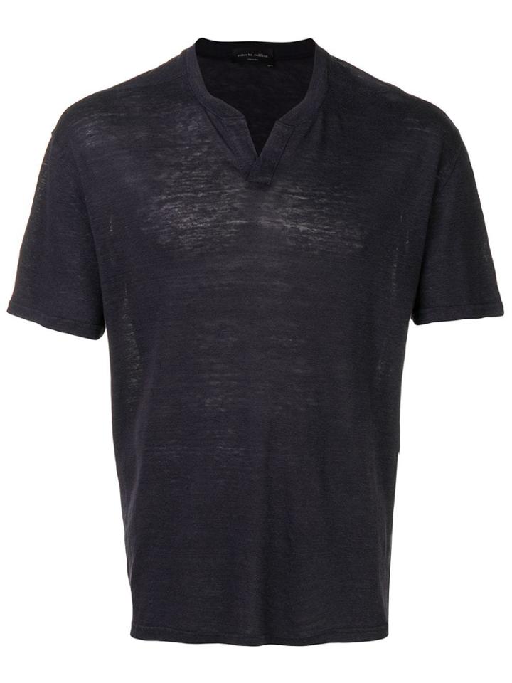 Roberto Collina Casual Slim Fit T-shirt - Blue