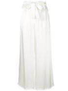 Raquel Allegra Paper Bag Trousers - White