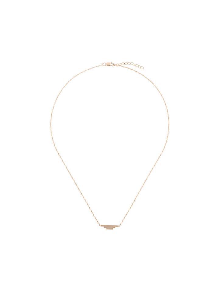 By Boe Triple Bar Necklace - Metallic