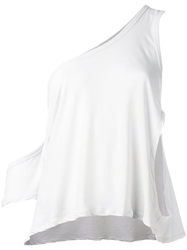 Iro - Kael Asymmetric Top - Women - Silk/cotton - Xs, Grey, Silk/cotton