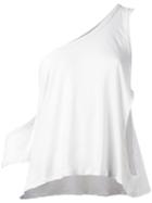 Iro - Kael Asymmetric Top - Women - Silk/cotton - Xs, Grey, Silk/cotton