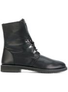 Giuseppe Zanotti Fortune Shearling Lined Boots - Black