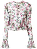 Giuseppe Di Morabito Floral Fitted Blouse - White