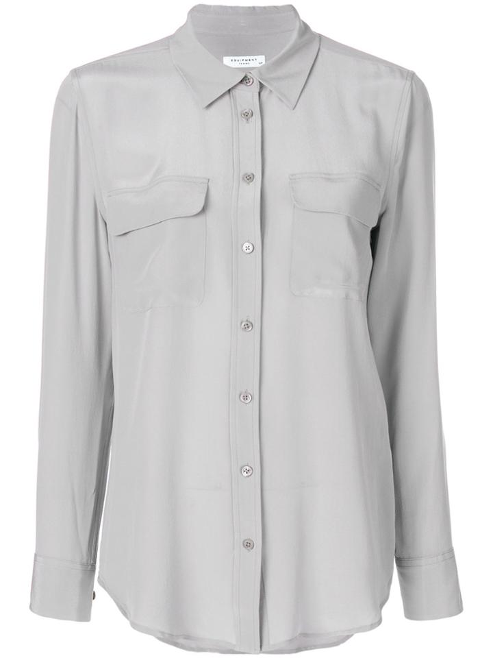 Equipment Flap Pocket Shirt - Grey