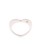 Kwit Jewelry Heart Diamond Star Burst Ring - Metallic