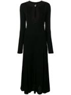 Proenza Schouler Long Sleeve Keyhole Dress - Black