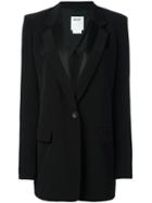 Dkny Single Button Blazer, Women's, Size: 4, Black, Polyester/triacetate