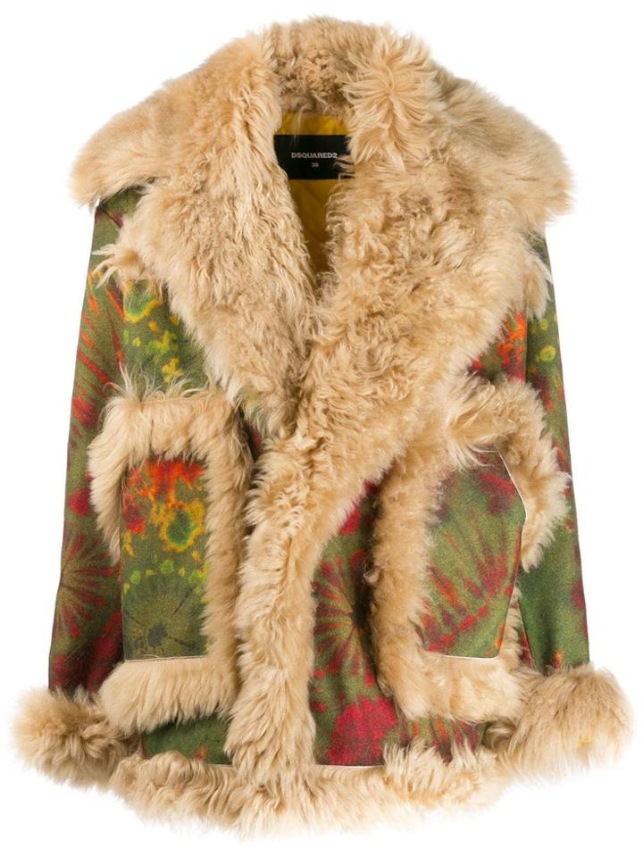 Dsquared2 Structured Coat - Green