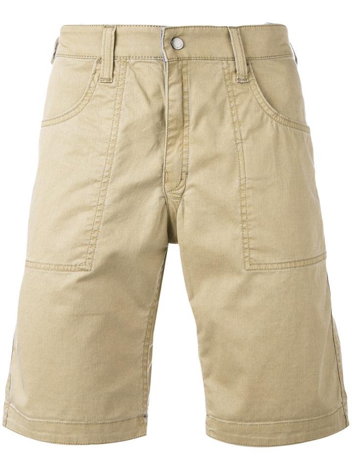 Jacob Cohen - Chino Shorts - Men - Cotton/spandex/elastane - 34, Nude/neutrals, Cotton/spandex/elastane
