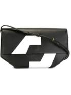 Desa 1972 Geometric Print Zip Up Clutch