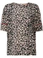 No21 Leopard-print T-shirt - Black