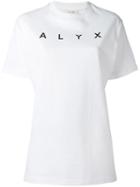 Alyx Logo Print T-shirt, Women's, Size: Medium, White, Cotton