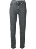 Calvin Klein Jeans - Fitted Straight-leg Jeans - Women - Cotton/spandex/elastane - 30, Women's, Grey, Cotton/spandex/elastane