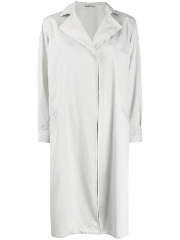 Versace Pre-owned 1980s Oversized Car Coat - Neutrals
