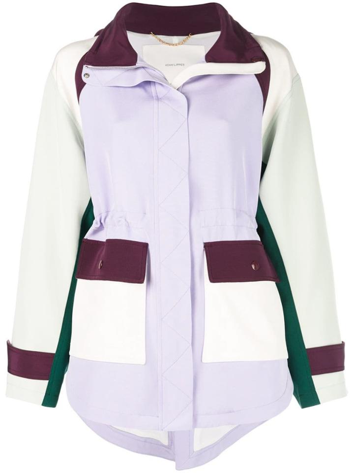 Adam Lippes Hooded Anorak - Purple