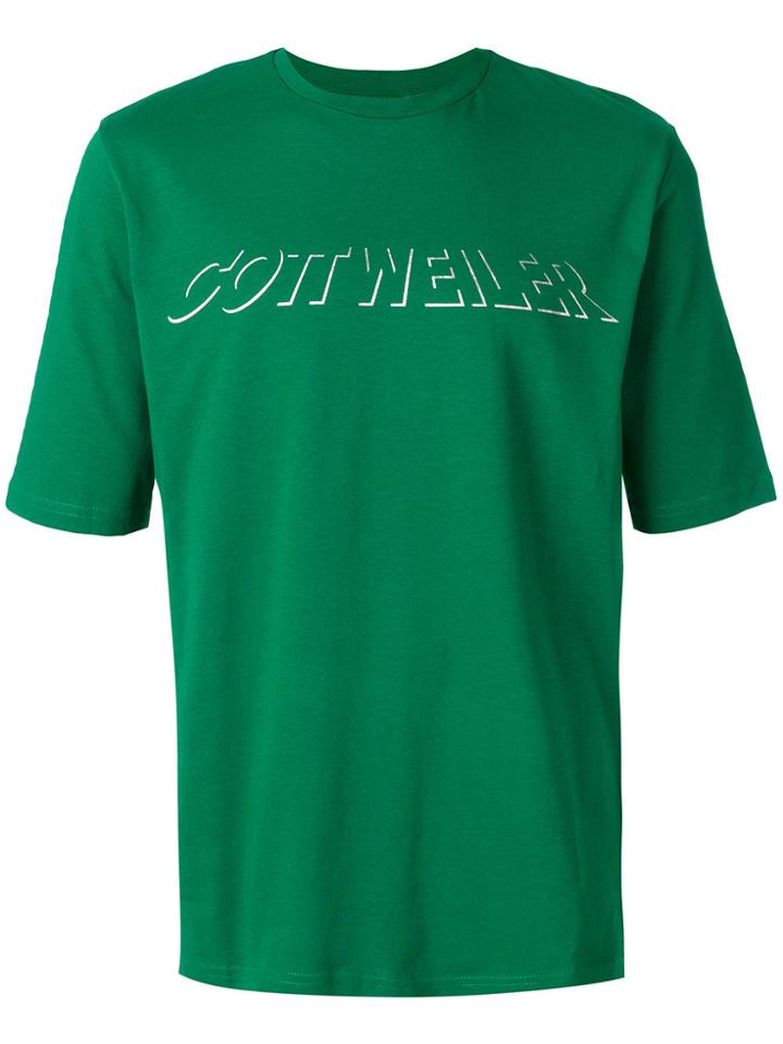Cottweiler Holographic Logo T-shirt - Green