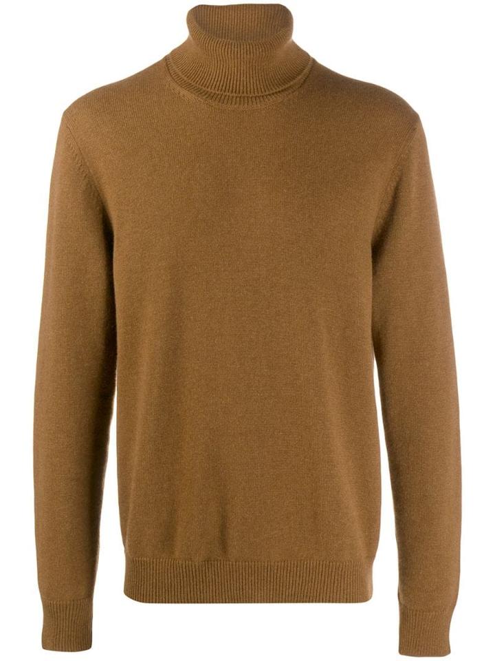 Dolce & Gabbana Roll Neck Jumper - Brown