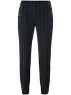 Brunello Cucinelli Pinstriped Tapered Trousers