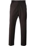 Pence Front Pleat Trousers - Brown