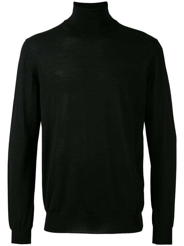 Lanvin - Turtleneck Jumper - Men - Wool - L, Black, Wool