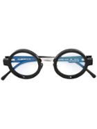 Kuboraum Round Frame Glasses - Black