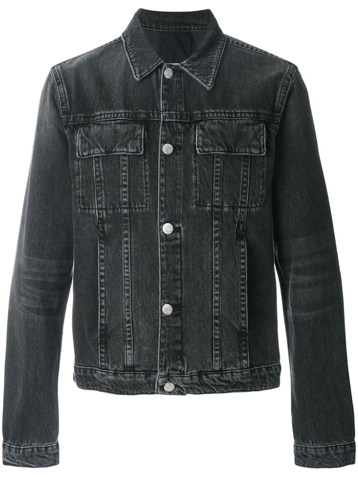 Helmut Lang Flap Pockets Denim Jacket - Black