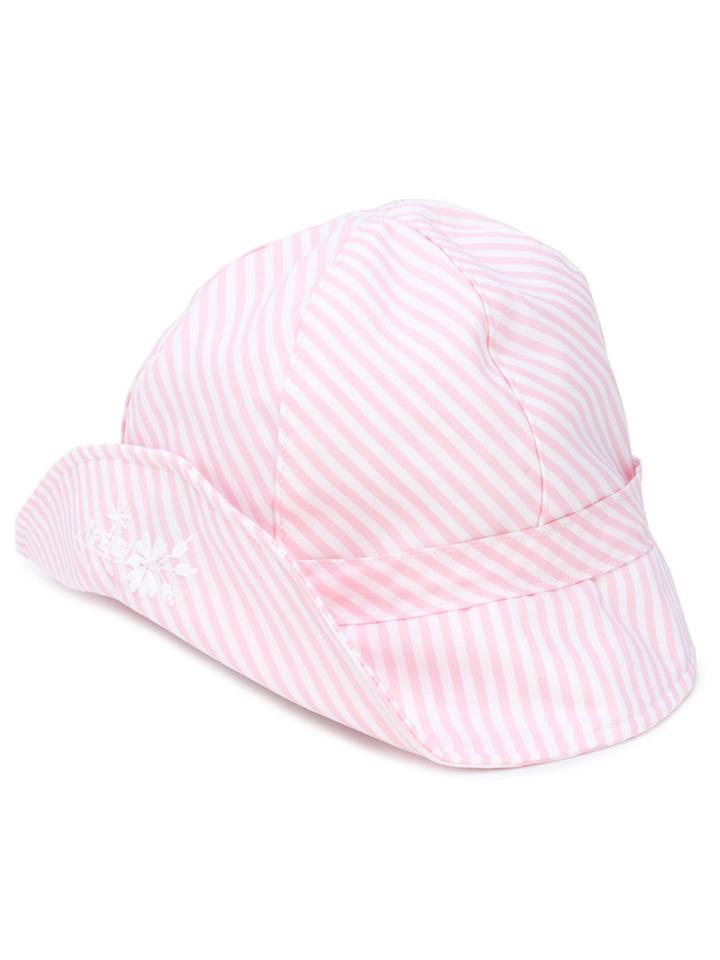 Fendi Kids - Striped Sun Hat - Kids - Cotton - 40 Cm, Pink/purple