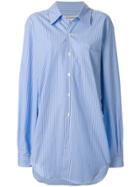 Junya Watanabe Comme Des Garçons Oversized Shirt Dress - Blue