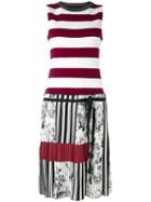 I'm Isola Marras - Striped Dress - Women - Polyamide/spandex/elastane/viscose - 40, White, Polyamide/spandex/elastane/viscose