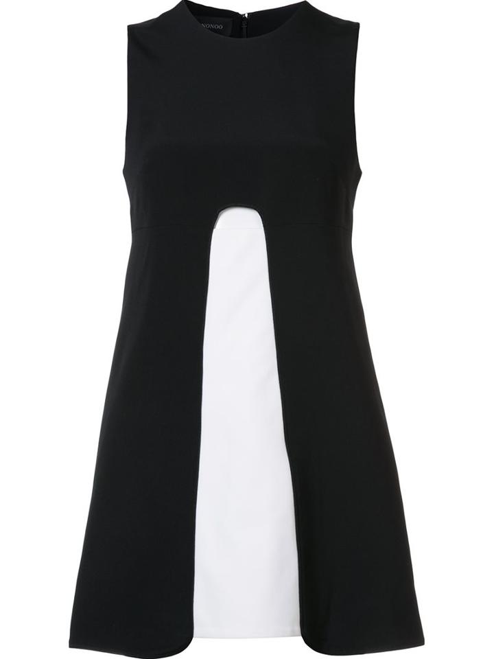 Misha Nonoo - 'elena' Dress - Women - Polyester/spandex/elastane - 8, Black, Polyester/spandex/elastane