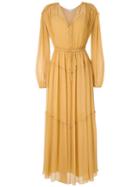 Nk Flow Vic Silk Dress - Yellow