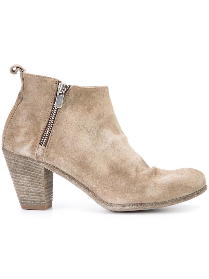 Officine Creative Plaisir Ankle Boots - Nude & Neutrals