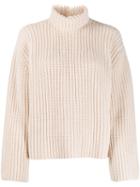 Loewe Pearl Trim Open Back Jumper - Neutrals