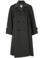 Chanel Vintage Long Sleeve Coat Jacket - Grey