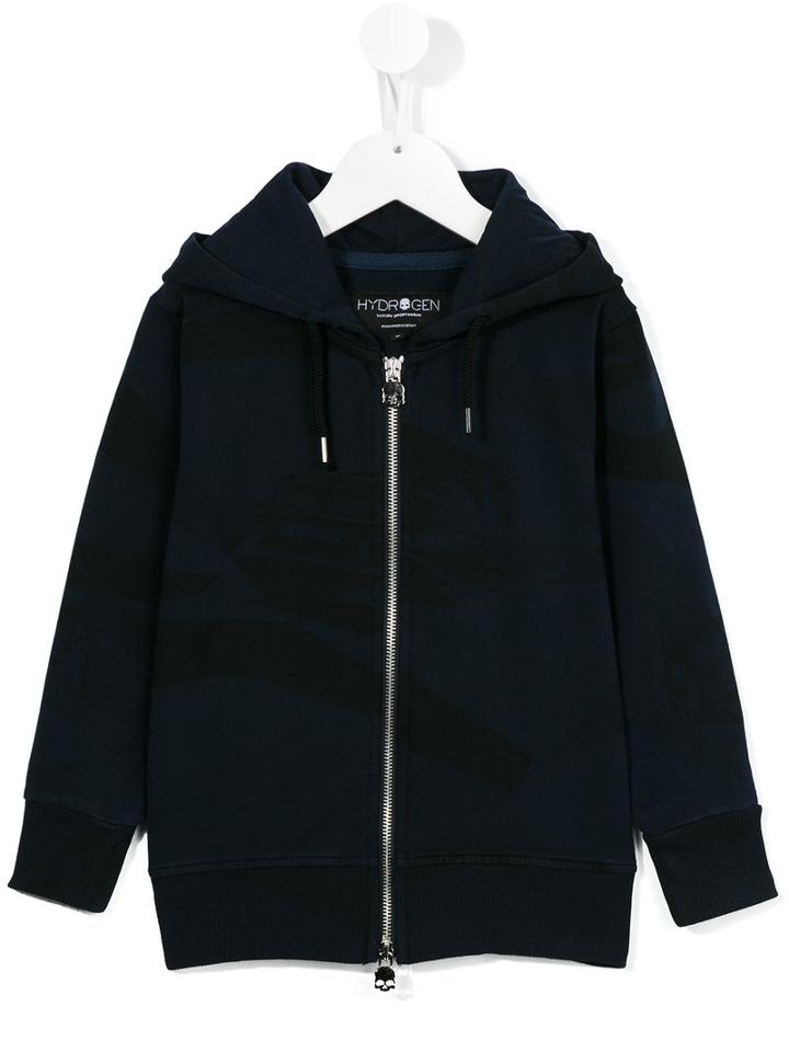 Hydrogen Kids Camouflage Patterned Hoodie, Boy's, Size: 8 Yrs, Blue