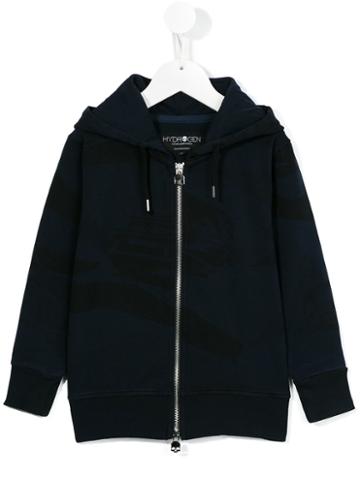 Hydrogen Kids Camouflage Patterned Hoodie, Boy's, Size: 8 Yrs, Blue