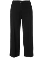 Pinko Cropped Trousers - Black