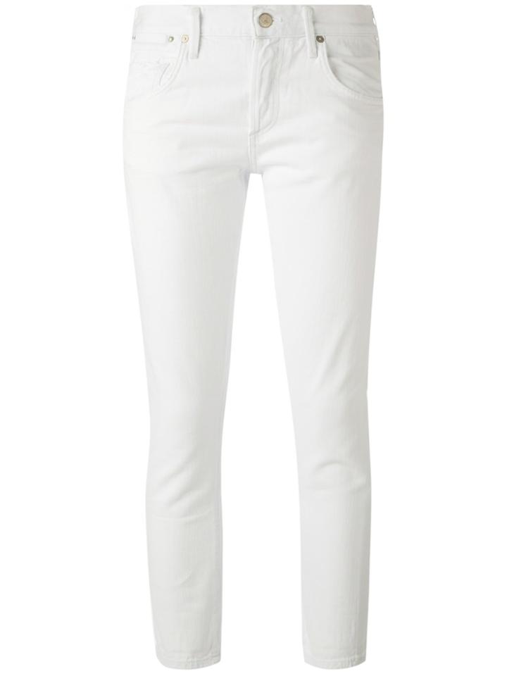 Citizens Of Humanity Cropped Slim Fit Jeans - White