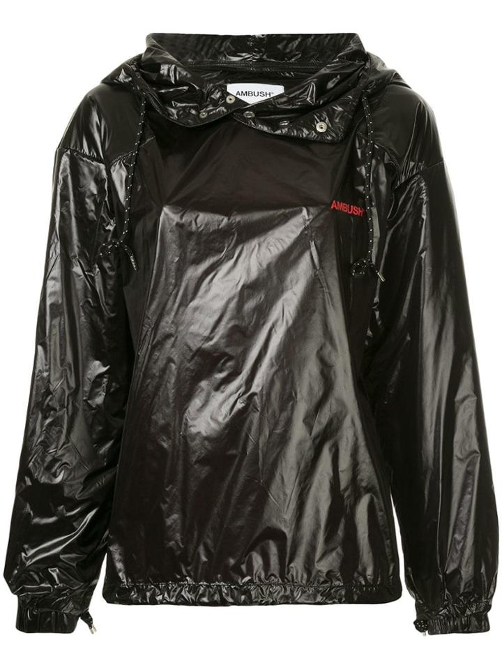 Ambush Hoodie Top - Black