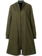 Holland & Holland Long Bomber Jacket - Green