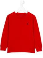 Ralph Lauren Kids - Logo Sweatshirt - Kids - Cotton - 7 Yrs, Red