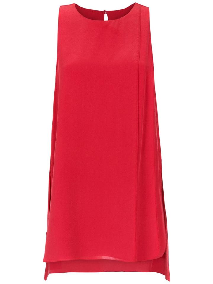 Alcaçuz Flutuante Sleeveless Top - Red