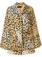 Kendall+kylie Leopard Print Playsuit - Nude & Neutrals