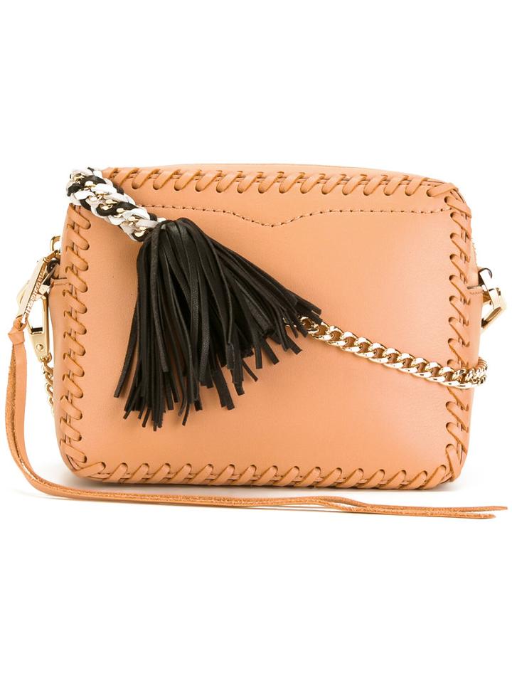 Rebecca Minkoff Tassel Applique Bag, Women's, Brown, Polyester/leather